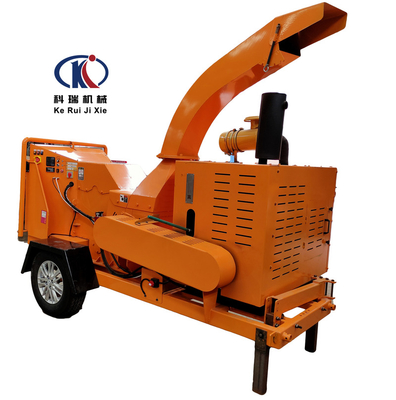Factory Industrial Home Blades Movable Hydraulic Garden Recycling Mulcher Motor Branch Log Tree Shredders Electric Wood Chipper