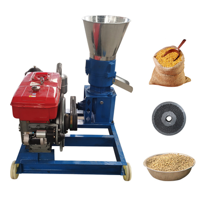 Producing Animal Feed Pellets Chicken Feed Pellet Flat-Die Wood Pellet Machine|Animal Feed Pellet Making Machine|Poultry Feed Pellet Mill Machine